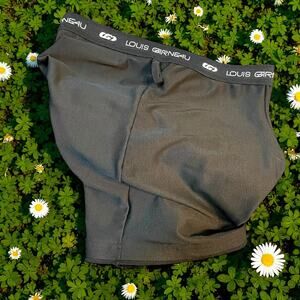Louis Garneau Mens Large Cycling Bike Bicycle Shorts Mountain Padded Liner Black